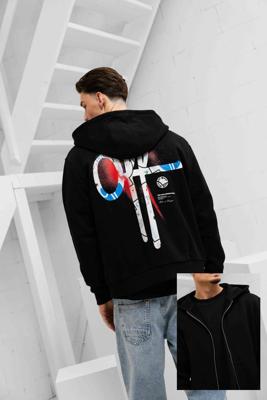 Inkoop Off The Pitch Ornament Vest Heren Zwart - Maat XXL - Kleur: Gebroken Wit | Soccerfanshop