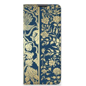 Motorola Moto G51 5G Smart Cover Beige Flowers