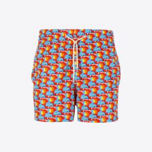 Zwemshort Rood Print