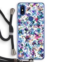 Hibiscus Flowers: Xiaomi Mi Mix 3 Transparant Hoesje met koord