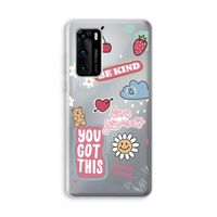 Positivity: Huawei P40 Transparant Hoesje