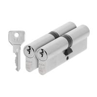AXA AXA Security SKG** dubbele veiligheidscilinder verlengd gelijksluitend (2x) 45-50 mm - vernikkeld