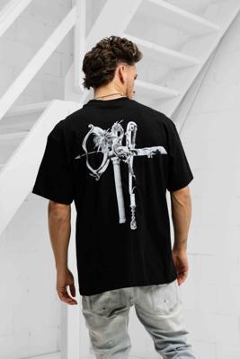 Off The Pitch Museum Loose Fit T-Shirt Heren Zwart - Maat L - Kleur: Zwart | Soccerfanshop