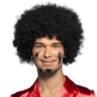 Pietenpruik - zwart - krullen - sint en piet - sinterklaas - dames/heren