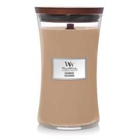 WoodWick Geurkaars Large Cashmere - 18 cm | ø 10 cm