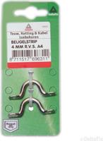 Beugelstrip 4mm rvs 2st - Deltafix