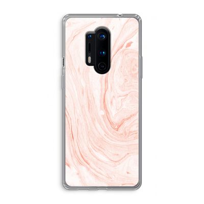 Peach bath: OnePlus 8 Pro Transparant Hoesje