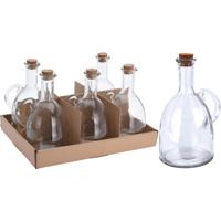 Excellent Houseware Olie/azijn fles glas 500ml