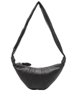 LEMAIRE petit sac à bandoulière Croissant en cuir - Marron