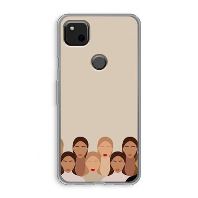 Girls girls girls: Google Pixel 4a Transparant Hoesje
