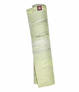 Manduka eKO Lite Yogamat Rubber Groen 4 mm - Limelight Marbled - 180 x 61 cm