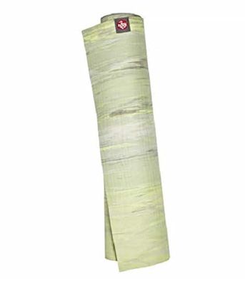 Manduka eKO Lite Yogamat Rubber Groen 4 mm - Limelight Marbled - 180 x 61 cm