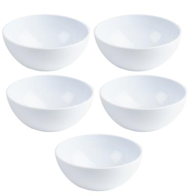 Plasticforte Kommetjes - 10x - Schaaltjes - wit - kunststof - 12 x 5 cm - voor dessert en ontbijt - Plasticforte Kommetjes - 10x - Schaaltjes - wit - kunststof - 12 x 5 cm - voor dessert en ontbijt -