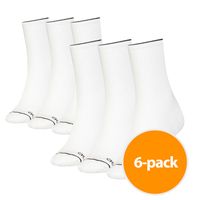 Calvin Klein Sokken Dames Wit 6-Pack-one size - thumbnail