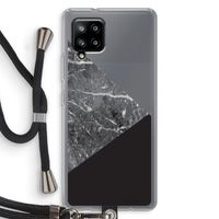 Combinatie marmer: Samsung Galaxy A42 5G Transparant Hoesje met koord