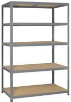 Avasco rek Strong 265, ft 196 x 120 x 50 cm, 5 legborden, gegalvaniseerd