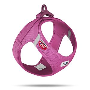 Curli Vest Harness Clasp Air-Mesh - Fuchsia - M