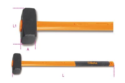 Beta Voorhamers, kunststof steel 1381T 5000 - 013810350