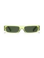 Dolce & Gabbana Kids lunettes de soleil Mini Me à monture rectangulaire - Vert