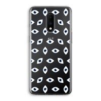 Eyes pattern: OnePlus 7 Transparant Hoesje Eyes pattern: OnePlus 7 Transparant Hoesje