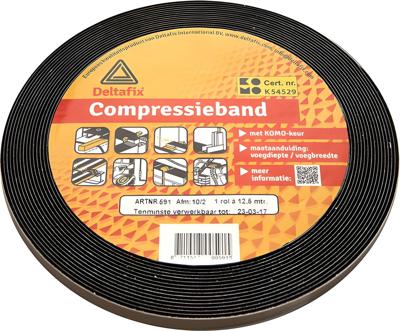 Compressieband zwrt 8mx20/4 - Deltafix