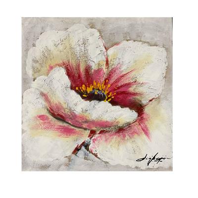 Canvas Schilderij Bloem Roze