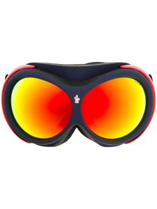 Moncler Eyewear masque de ski à verres polarisés - Bleu