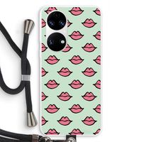Lipjes: Huawei P50 Transparant Hoesje met koord