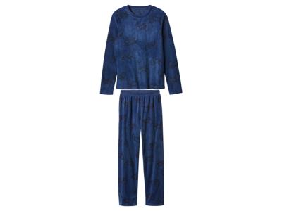esmara Fleece kinder pyjama (Donkerblauw, 158/164)