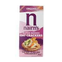 Oatcakes organic seeded bio 200 Gram