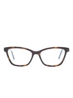 Saint Laurent Eyewear lunettes de vue SLM128 à monture carrée - Marron