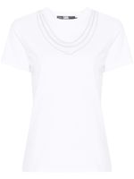 Karl Lagerfeld t-shirt Karl Signature Necklace - Blanc