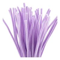 Creativ Company Chenille 6mm x 30cm paars - 50st.