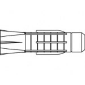 TOOLCRAFT Plug 61 mm TO-5455101 50 stuk(s)