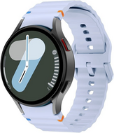Wave Sportband met aansluitknop - Blauwgrijs - Samsung Galaxy Watch 6 - 40mm & 44mm Wave Sportband met aansluitknop - Blauwgrijs - Samsung Galaxy Watch 6 - 40mm & 44mm