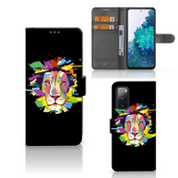 Samsung Galaxy S20 FE Leuk Hoesje Lion Color - thumbnail