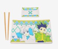 Hunter x Hunter Ceramic Sushi Set with Chopsticks Gon & Killua Hunter x Hunter Ceramic Sushi Set with Chopsticks Gon & Killua