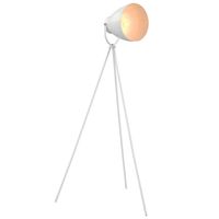 The Living Store Staande Lamp - Moderne Vloerlamp - Statiefvoet - Ovale Lampenkap - Verstelbare Kap - 70x74x146cm - thumbnail