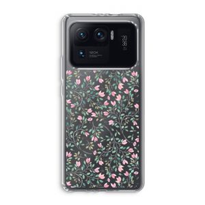 Sierlijke bloemen: Xiaomi Mi 11 Ultra Transparant Hoesje