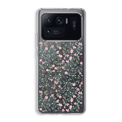 Sierlijke bloemen: Xiaomi Mi 11 Ultra Transparant Hoesje