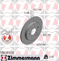 Remschijf Coat Z 590281120