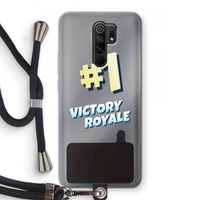 Victory Royale: Xiaomi Redmi 9 Transparant Hoesje met koord