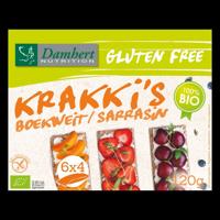 Damhert Boekweit krakki s glutenvrij bio 100 Gram