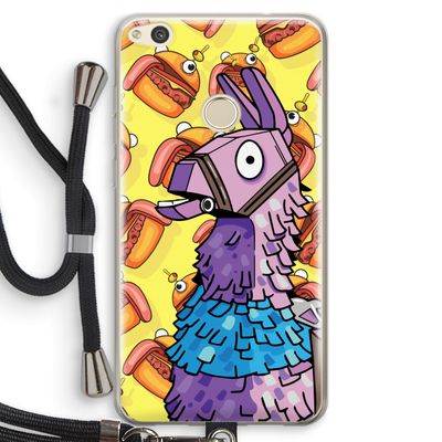 Loot Burger: Huawei Ascend P8 Lite (2017) Transparant Hoesje met koord