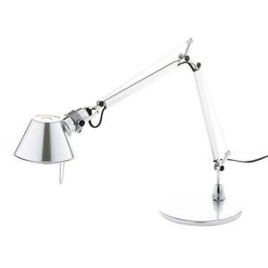 Artemide Tolomeo Micro bureaulamp retrofit gepolijst aluminium