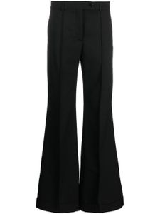 Acne Studios pantalon évasé à taille mi-haute - Noir