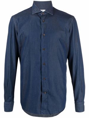 ETRO chemise en jean - Bleu
