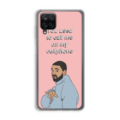 Hotline bling: Samsung Galaxy A12 Transparant Hoesje