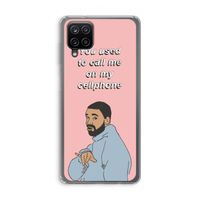 Hotline bling: Samsung Galaxy A12 Transparant Hoesje