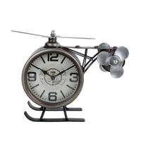 Klok Helikopter Messing Klok Helikopter Messing